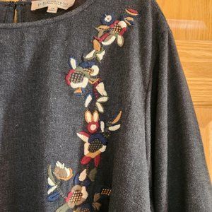 Philosophy Charcoal grey tunic top